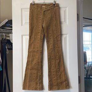XS Forever 21 Corduroy Floral Hippie Pants